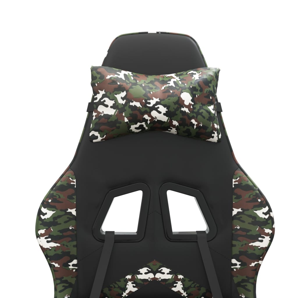 Gamestoel draaibaar kunstleer zwart en camouflage is nu te koop bij PeponiXL, paradijselijk wonen!