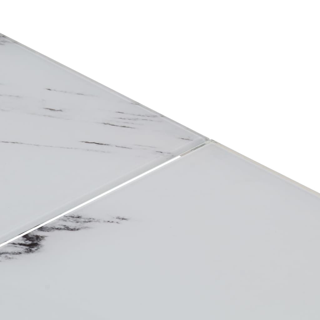 Salontafel roestvrijstaal en gehard glas zilverkleurig is nu te koop bij PeponiXL, paradijselijk wonen!