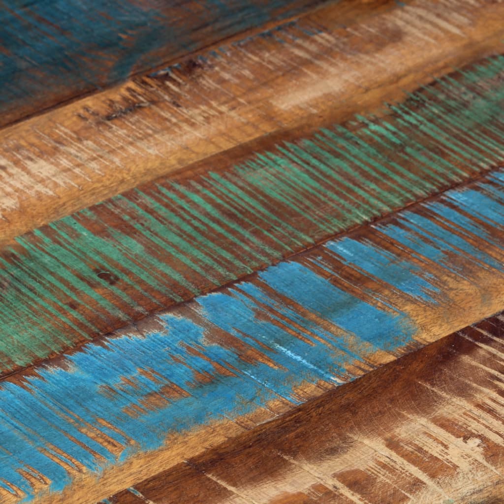 Salontafel roestvrij staal en massief gerecycled hout zilver is nu te koop bij PeponiXL, paradijselijk wonen!
