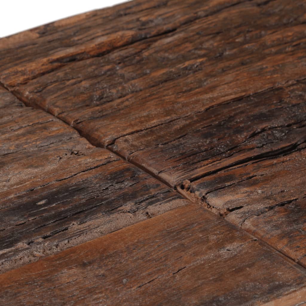 Wandtafel roestvrij staal en massief bielshout zilverkleurig is nu te koop bij PeponiXL, paradijselijk wonen!