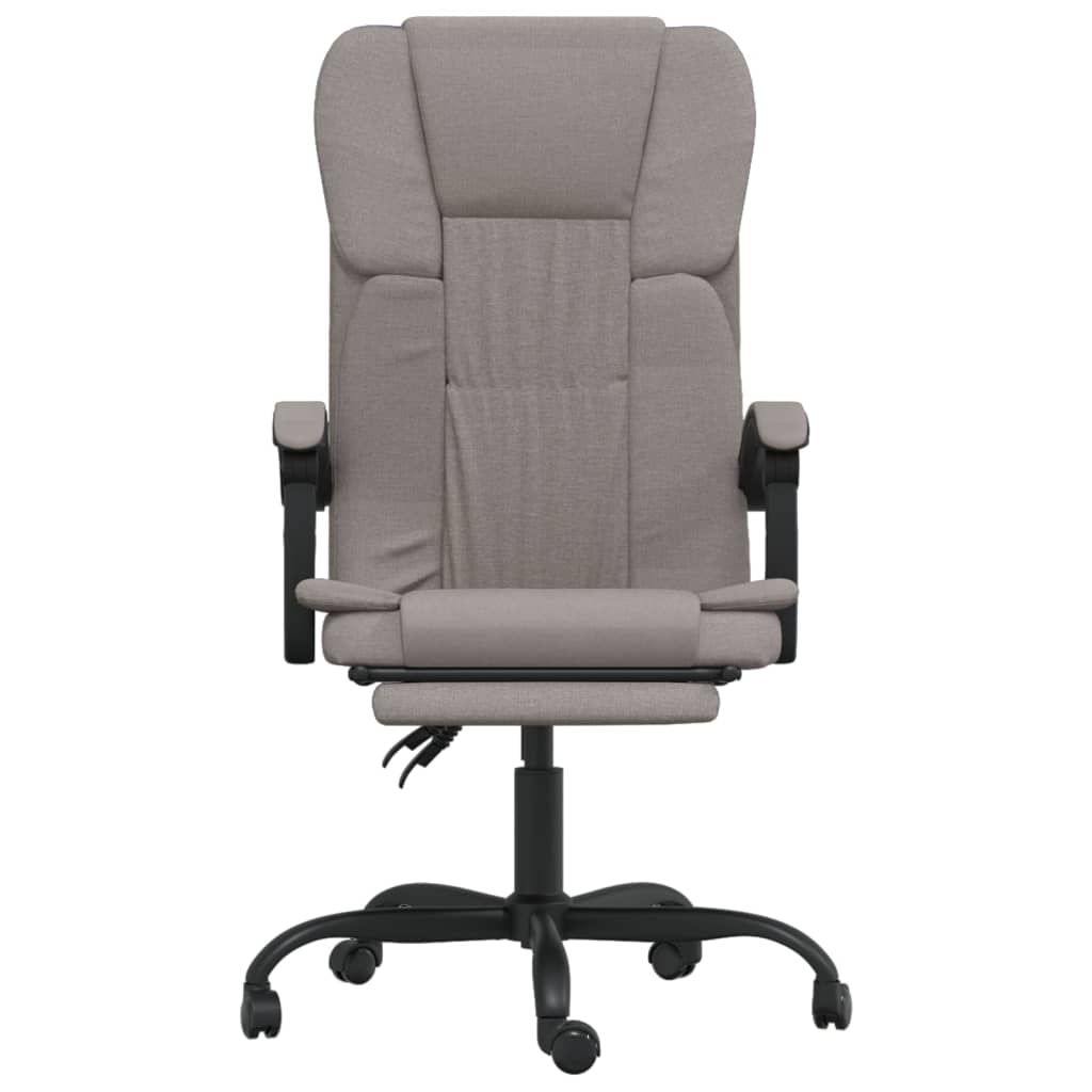 Kantoorstoel verstelbaar stof taupe is nu te koop bij PeponiXL, paradijselijk wonen!