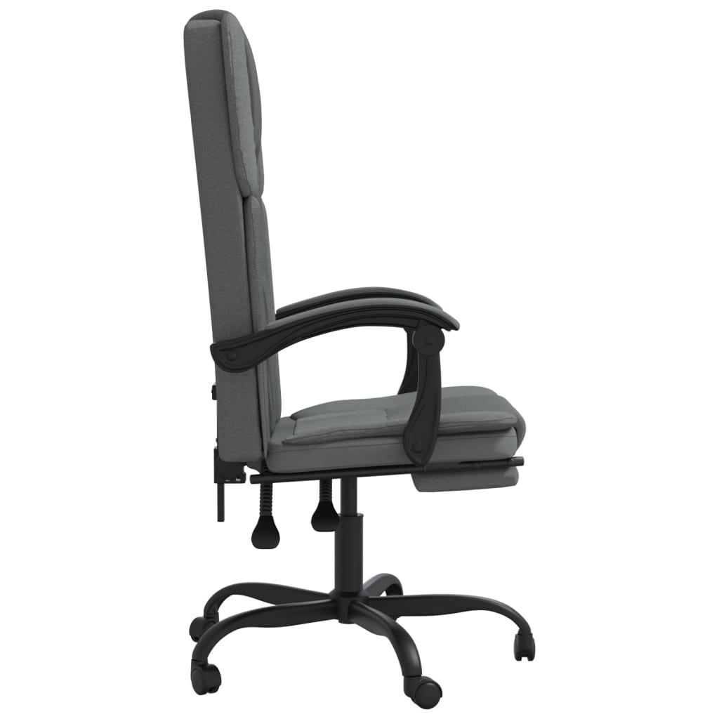 Kantoorstoel verstelbaar stof donkergrijs is nu te koop bij PeponiXL, paradijselijk wonen!