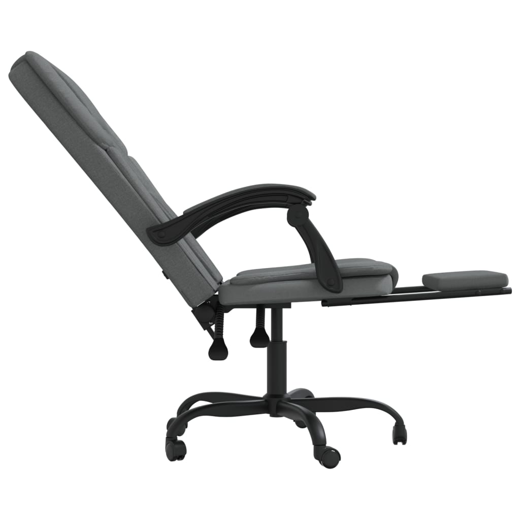 Kantoorstoel verstelbaar stof donkergrijs is nu te koop bij PeponiXL, paradijselijk wonen!