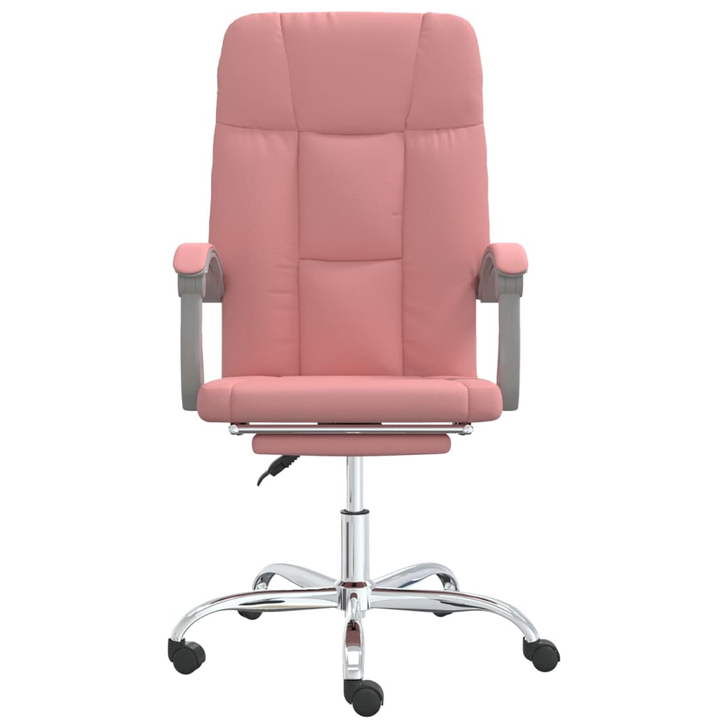 Kantoorstoel verstelbaar kunstleer roze is nu te koop bij PeponiXL, paradijselijk wonen!