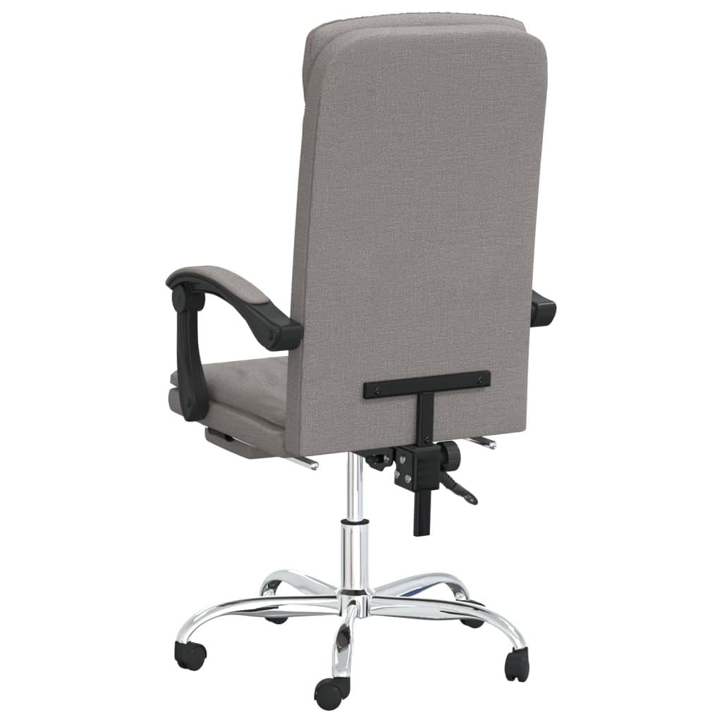 Kantoorstoel verstelbaar stof taupe is nu te koop bij PeponiXL, paradijselijk wonen!