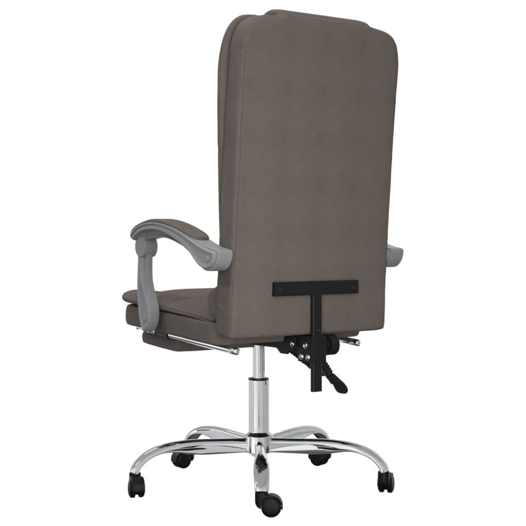 Kantoorstoel massage verstelbaar stof taupe is nu te koop bij PeponiXL, paradijselijk wonen!