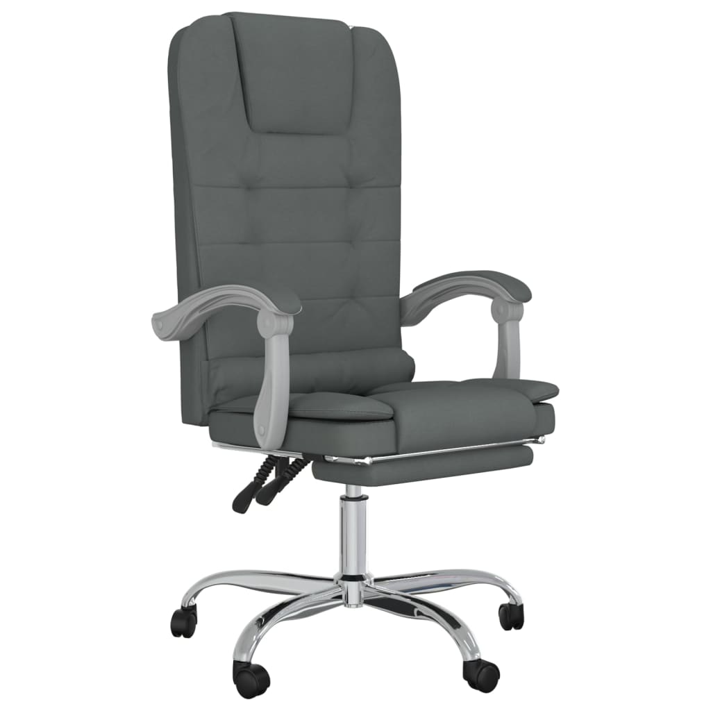 Kantoorstoel massage verstelbaar stof donkergrijs is nu te koop bij PeponiXL, paradijselijk wonen!