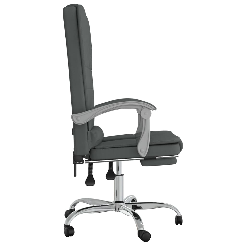 Kantoorstoel massage verstelbaar stof donkergrijs is nu te koop bij PeponiXL, paradijselijk wonen!