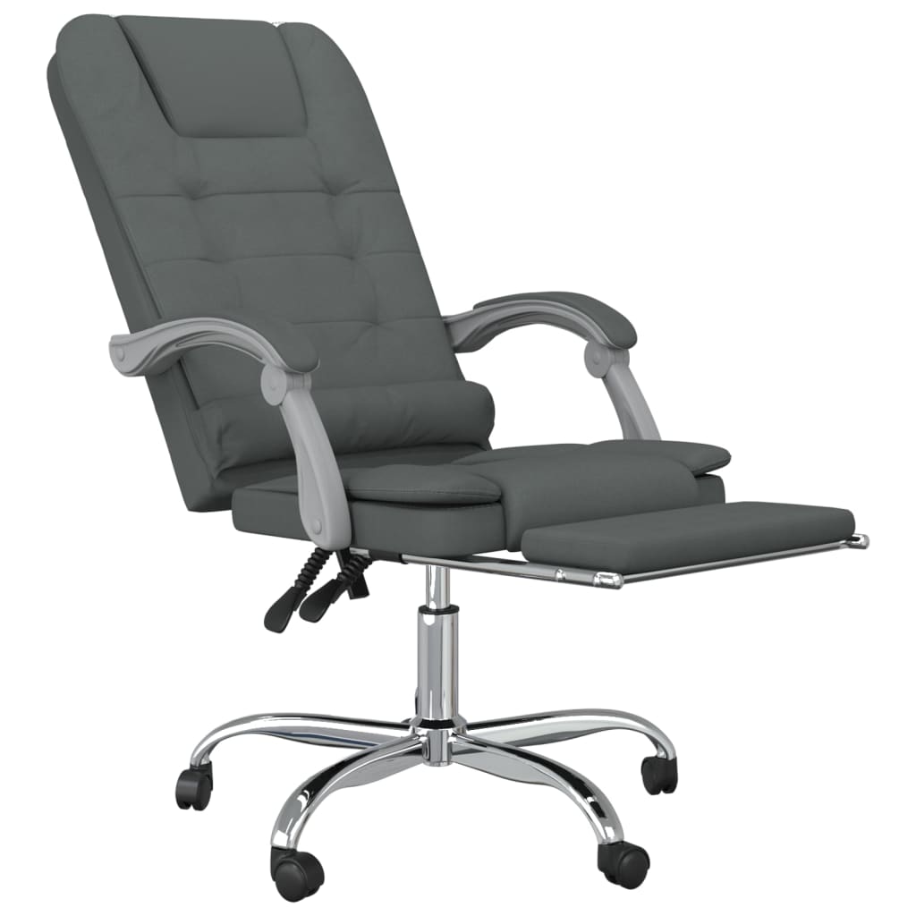 Kantoorstoel massage verstelbaar stof donkergrijs is nu te koop bij PeponiXL, paradijselijk wonen!