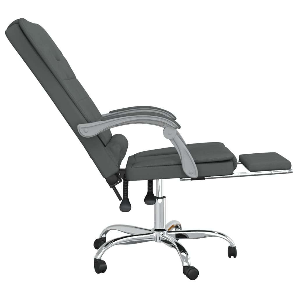 Kantoorstoel massage verstelbaar stof donkergrijs is nu te koop bij PeponiXL, paradijselijk wonen!