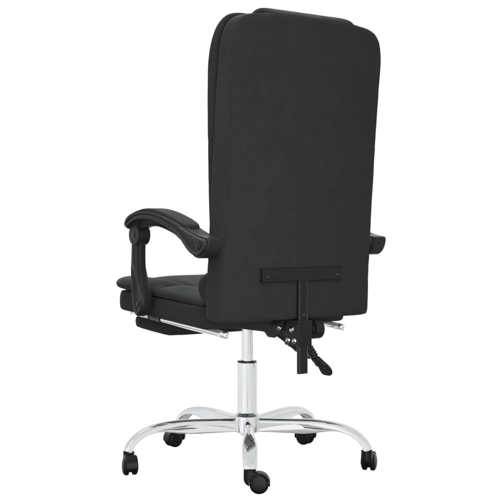Kantoorstoel massage verstelbaar kunstleer zwart is nu te koop bij PeponiXL, paradijselijk wonen!