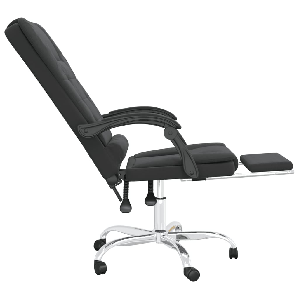Kantoorstoel massage verstelbaar kunstleer zwart is nu te koop bij PeponiXL, paradijselijk wonen!