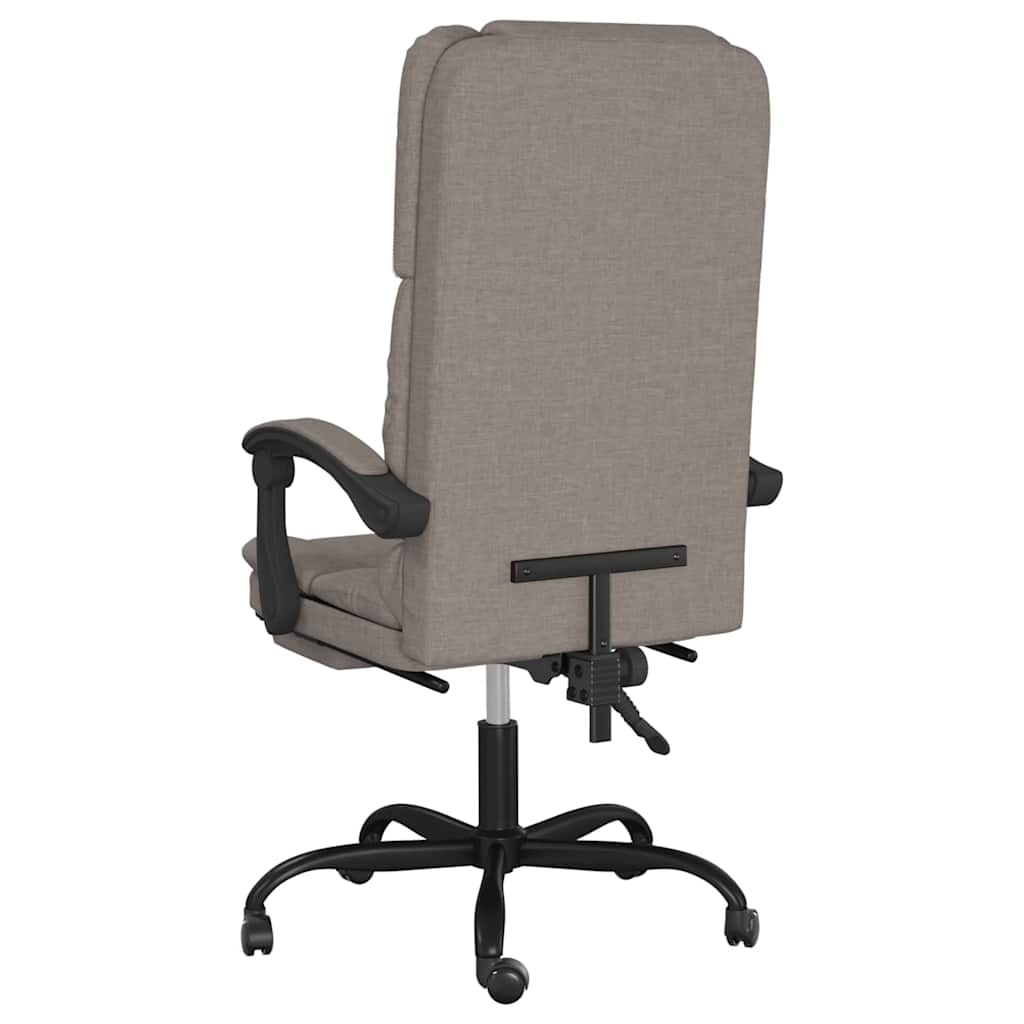 Kantoorstoel massage verstelbaar stof taupe is nu te koop bij PeponiXL, paradijselijk wonen!