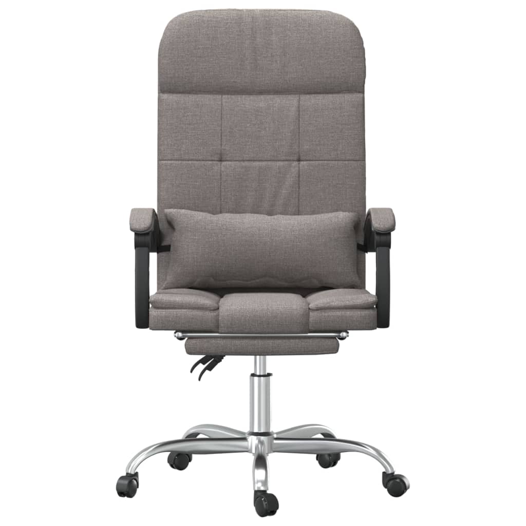 Kantoorstoel massage verstelbaar stof taupe is nu te koop bij PeponiXL, paradijselijk wonen!