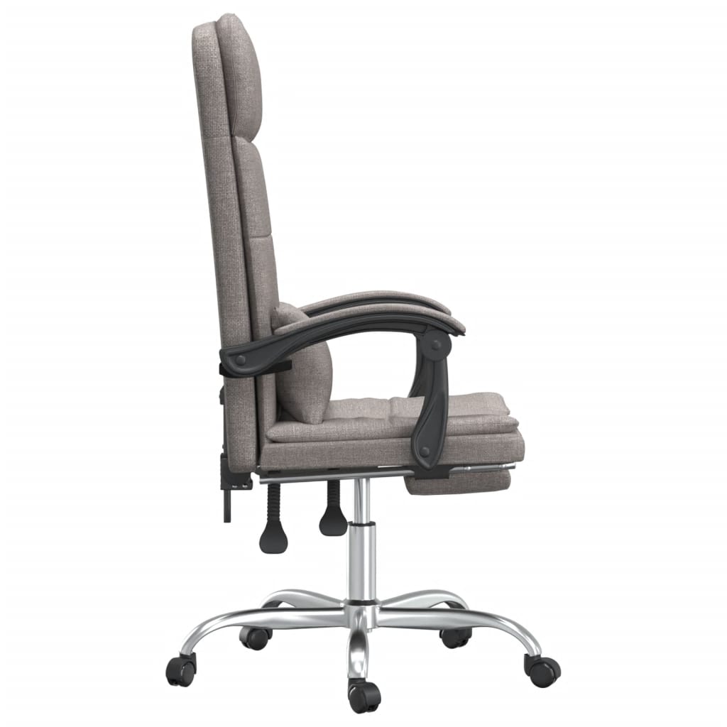 Kantoorstoel massage verstelbaar stof taupe is nu te koop bij PeponiXL, paradijselijk wonen!