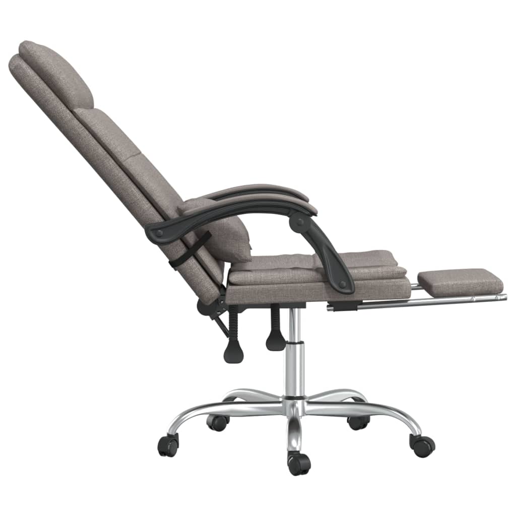 Kantoorstoel massage verstelbaar stof taupe is nu te koop bij PeponiXL, paradijselijk wonen!