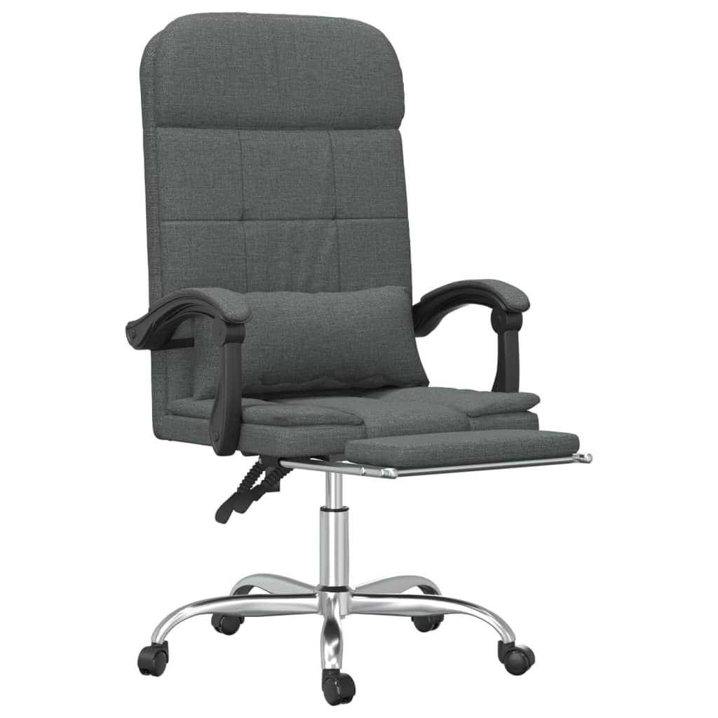 Kantoorstoel massage verstelbaar stof donkergrijs is nu te koop bij PeponiXL, paradijselijk wonen!