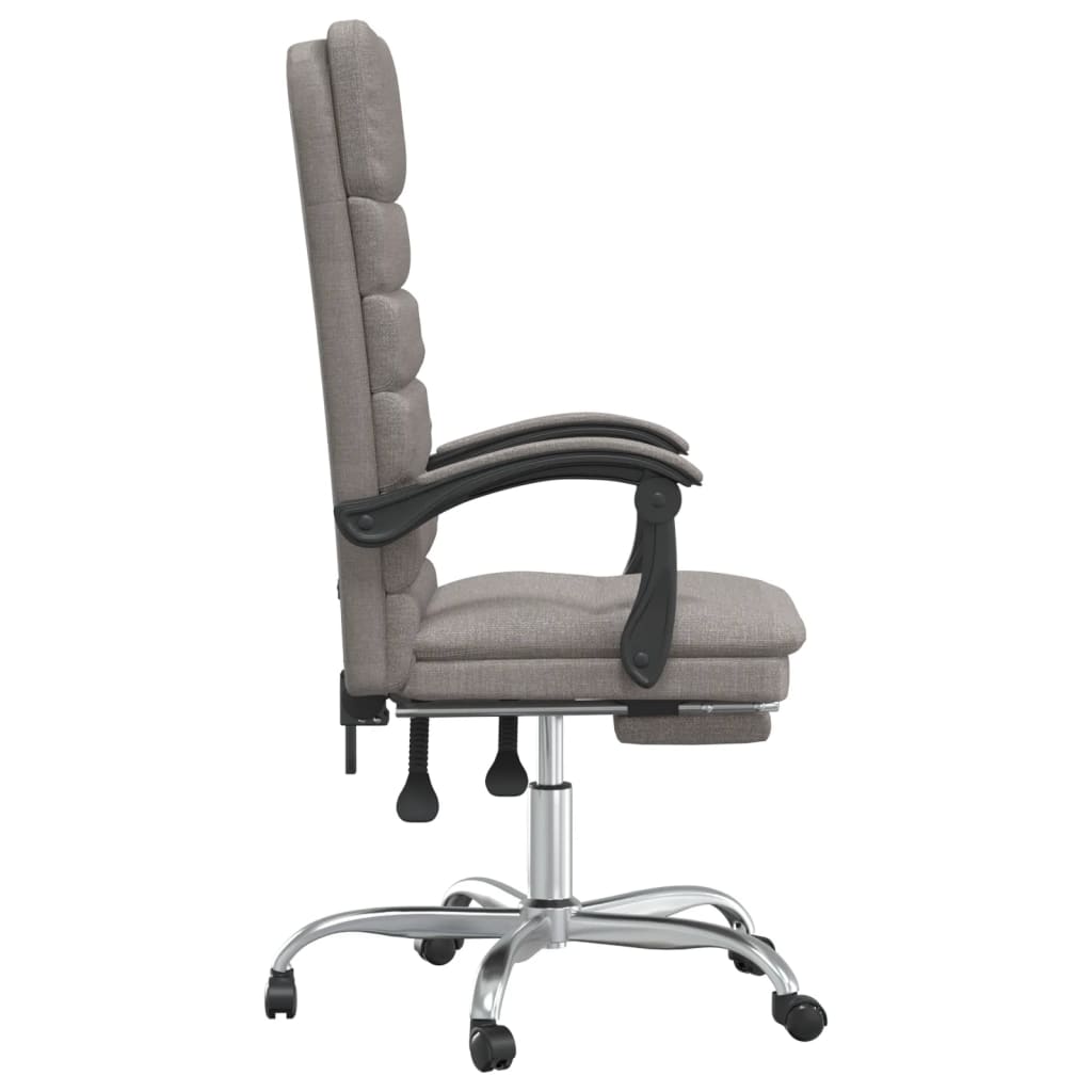 Kantoorstoel massage verstelbaar stof taupe is nu te koop bij PeponiXL, paradijselijk wonen!