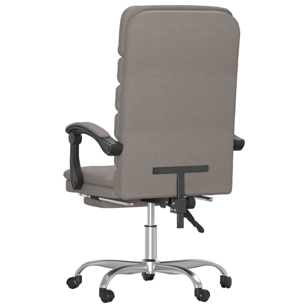 Kantoorstoel massage verstelbaar stof taupe is nu te koop bij PeponiXL, paradijselijk wonen!