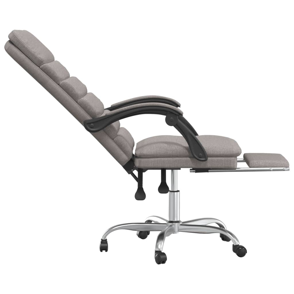 Kantoorstoel massage verstelbaar stof taupe is nu te koop bij PeponiXL, paradijselijk wonen!