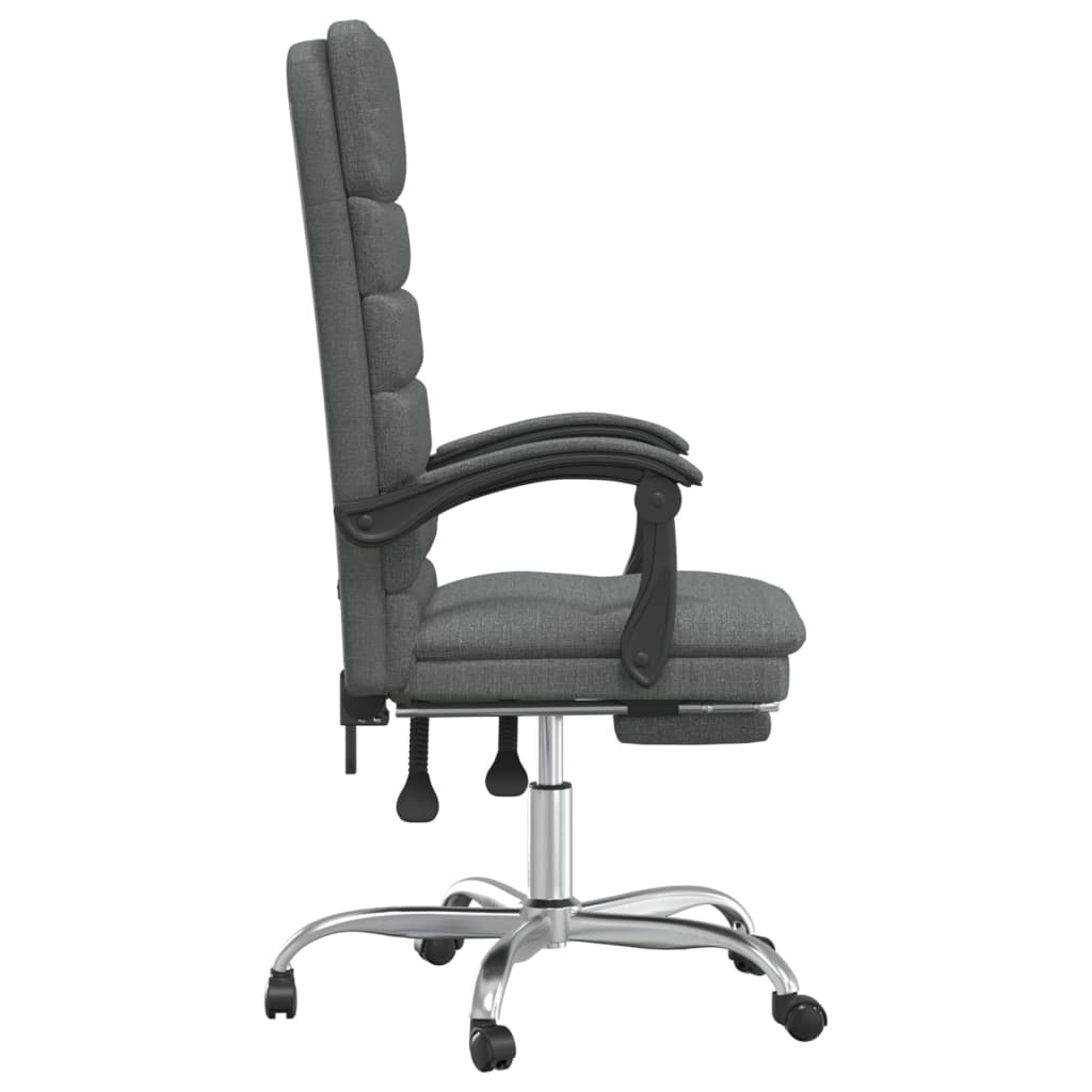 Kantoorstoel massage verstelbaar stof donkergrijs is nu te koop bij PeponiXL, paradijselijk wonen!