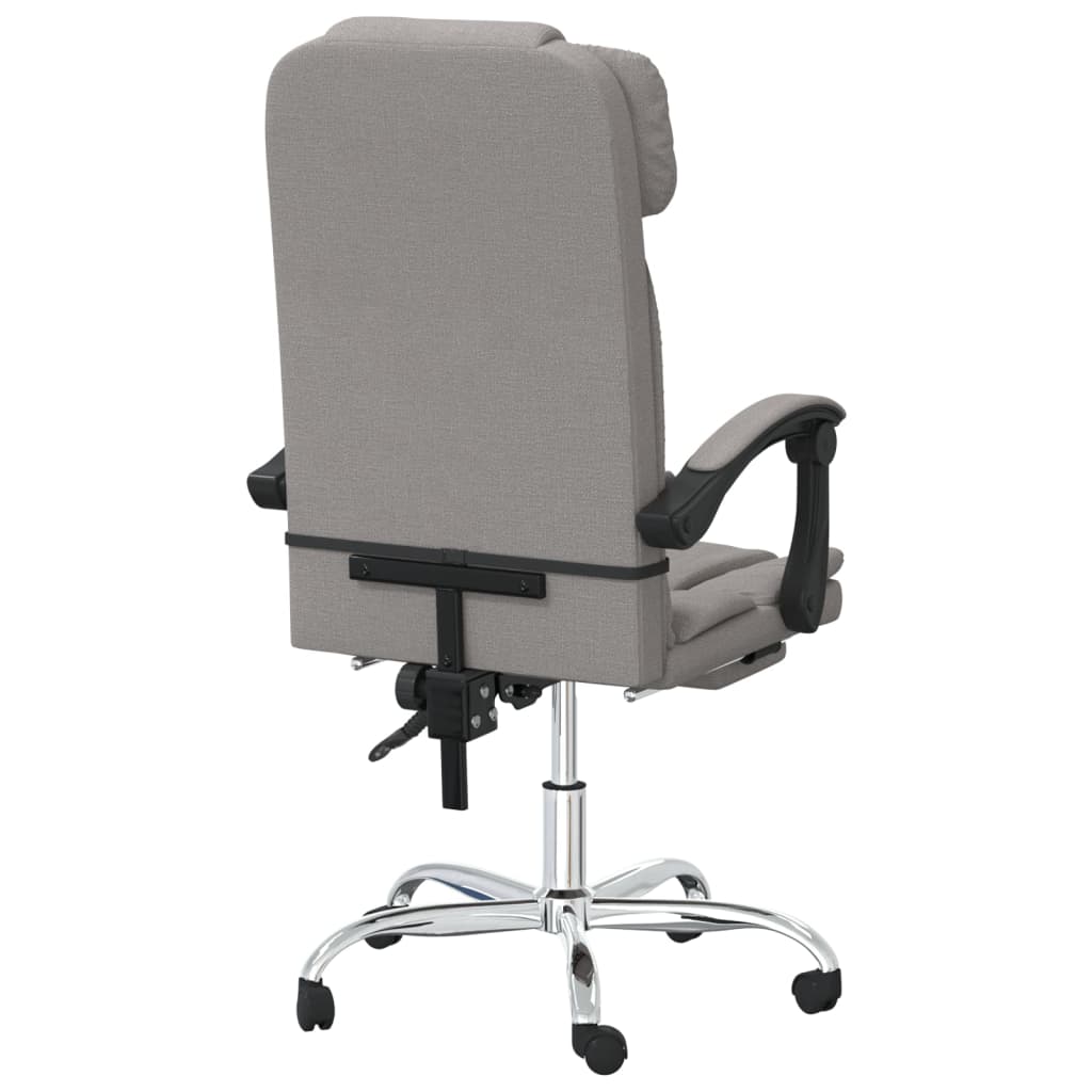 Kantoorstoel massage verstelbaar stof taupe is nu te koop bij PeponiXL, paradijselijk wonen!