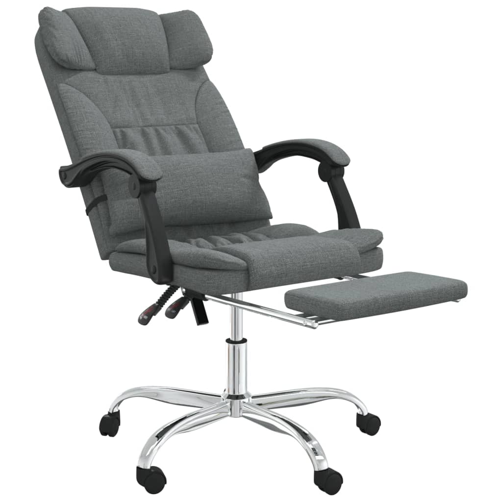 Kantoorstoel massage verstelbaar stof donkergrijs is nu te koop bij PeponiXL, paradijselijk wonen!