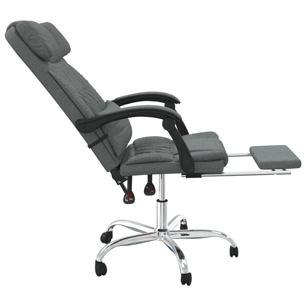Kantoorstoel massage verstelbaar stof donkergrijs is nu te koop bij PeponiXL, paradijselijk wonen!