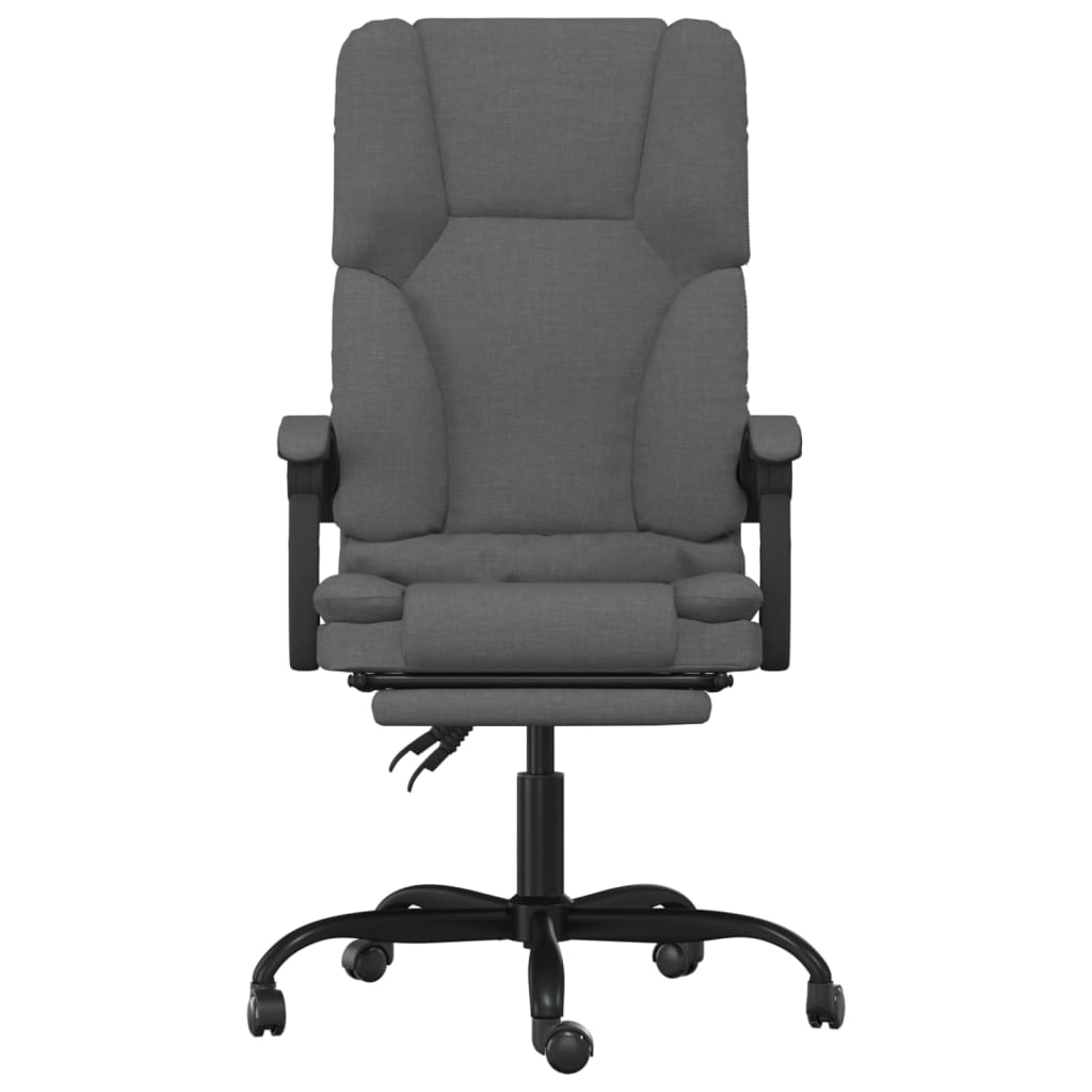 Massage Relaxfauteuil voor op kantoor donkergrijs stof is nu te koop bij PeponiXL, paradijselijk wonen!