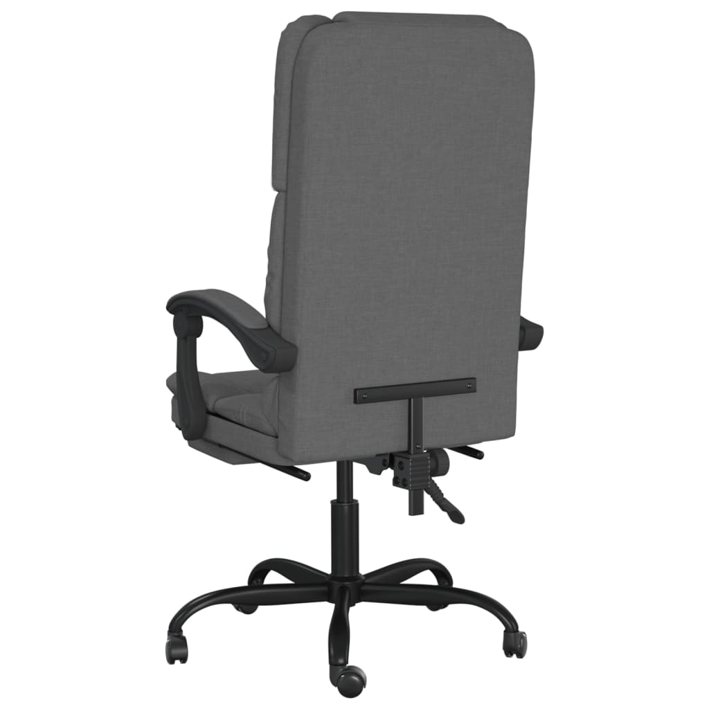 Massage Relaxfauteuil voor op kantoor donkergrijs stof is nu te koop bij PeponiXL, paradijselijk wonen!