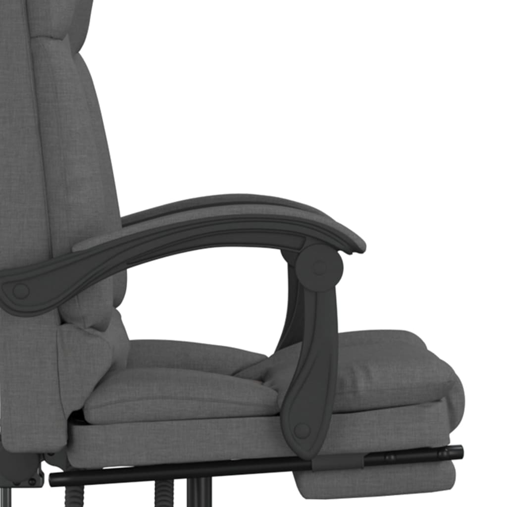 Massage Relaxfauteuil voor op kantoor donkergrijs stof is nu te koop bij PeponiXL, paradijselijk wonen!