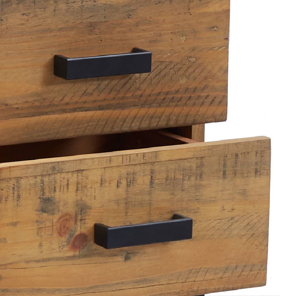 Nachtkastje 36x30x45 cm massief grenenhout bruin is nu te koop bij PeponiXL, paradijselijk wonen!