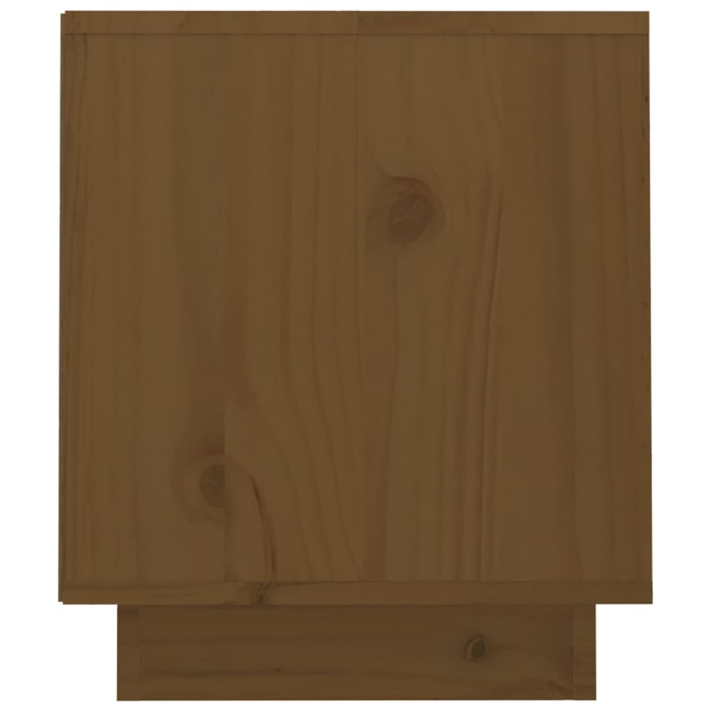 Tv-meubel 70x34x40 cm massief grenenhout honingbruin is nu te koop bij PeponiXL, paradijselijk wonen!