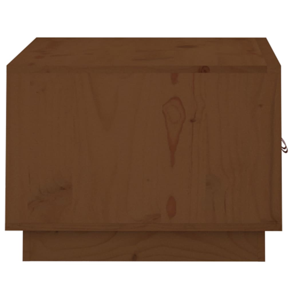 Salontafel 80x50x35 cm massief grenenhout honingbruin is nu te koop bij PeponiXL, paradijselijk wonen!