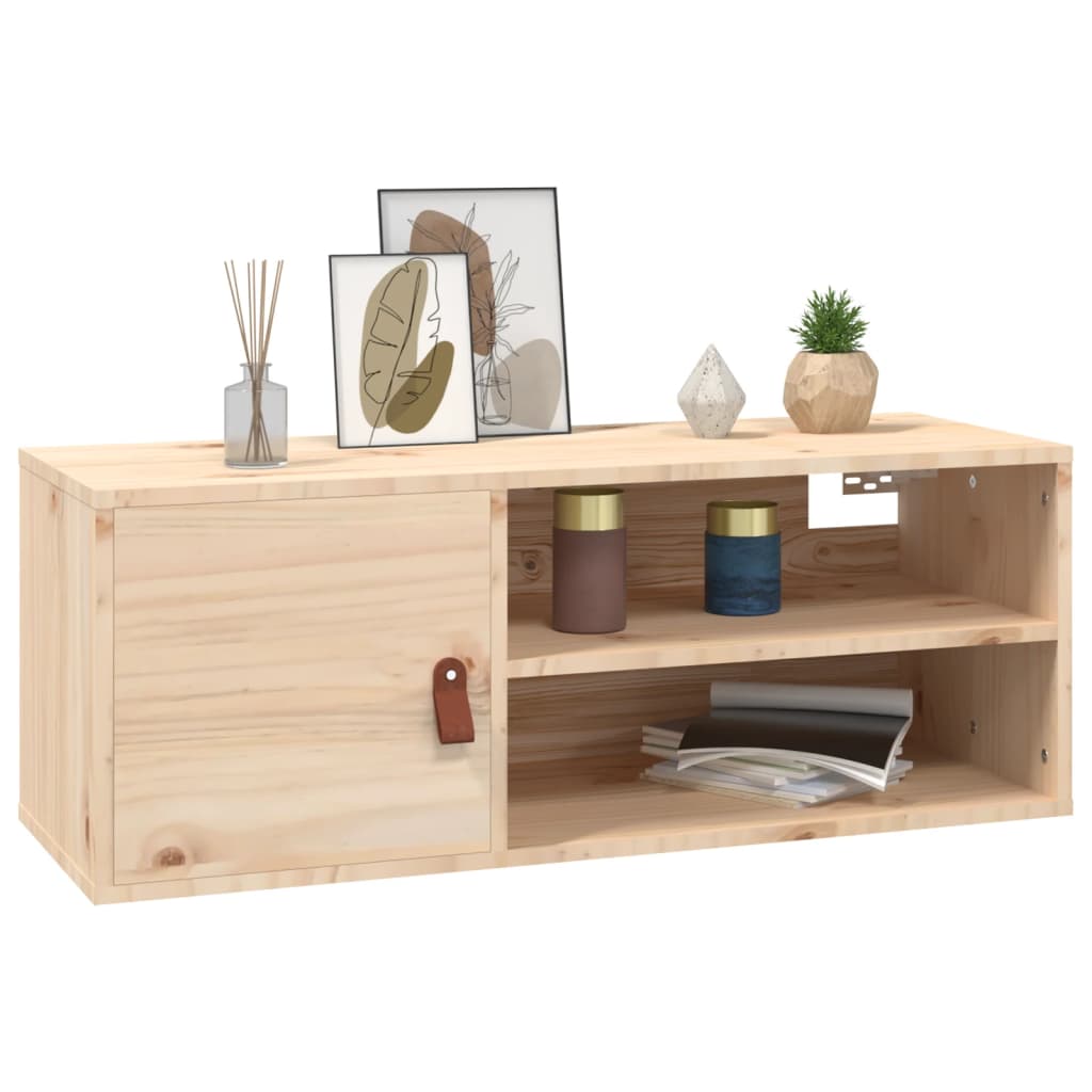 Wandkast 80x30x30 cm massief grenenhout is nu te koop bij PeponiXL, paradijselijk wonen!