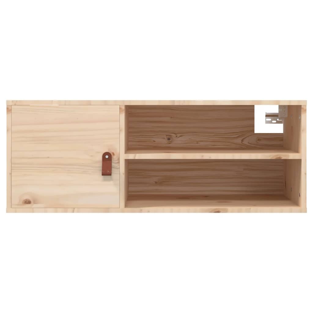 Wandkast 80x30x30 cm massief grenenhout is nu te koop bij PeponiXL, paradijselijk wonen!