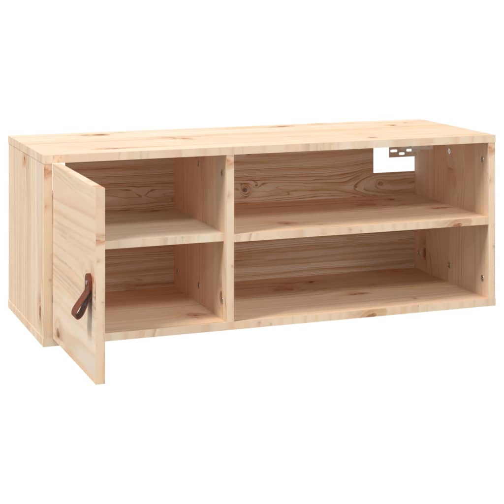Wandkast 80x30x30 cm massief grenenhout is nu te koop bij PeponiXL, paradijselijk wonen!