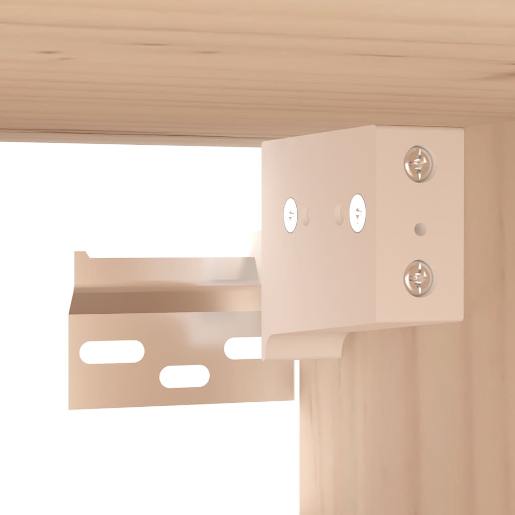 Wandkast 80x30x30 cm massief grenenhout is nu te koop bij PeponiXL, paradijselijk wonen!