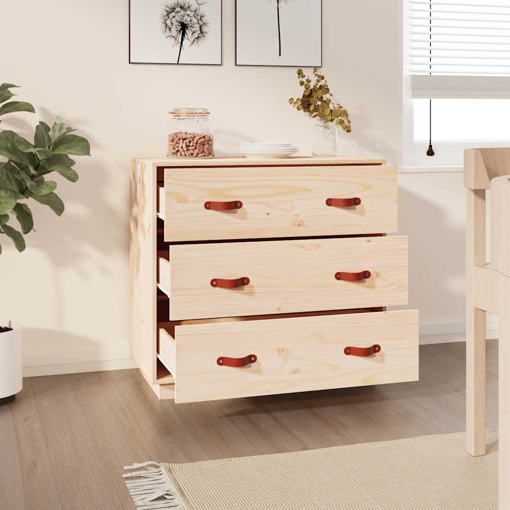 Dressoir 80x40x75 cm massief grenenhout is nu te koop bij PeponiXL, paradijselijk wonen!