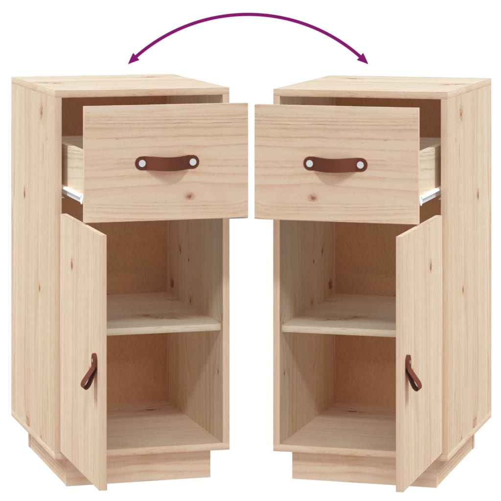 Dressoir 34x40x75 cm massief grenenhout is nu te koop bij PeponiXL, paradijselijk wonen!