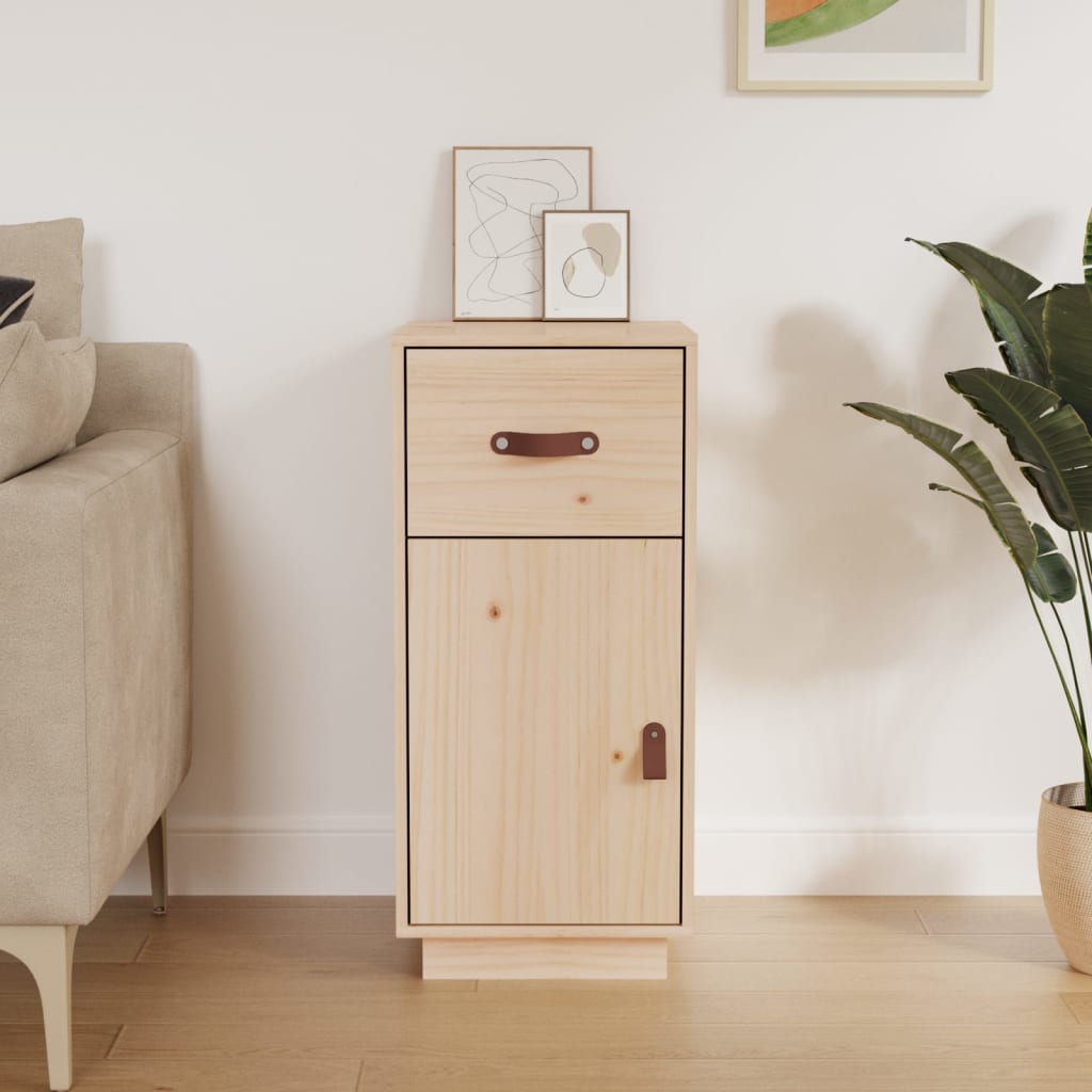 Dressoir 34x40x75 cm massief grenenhout is nu te koop bij PeponiXL, paradijselijk wonen!