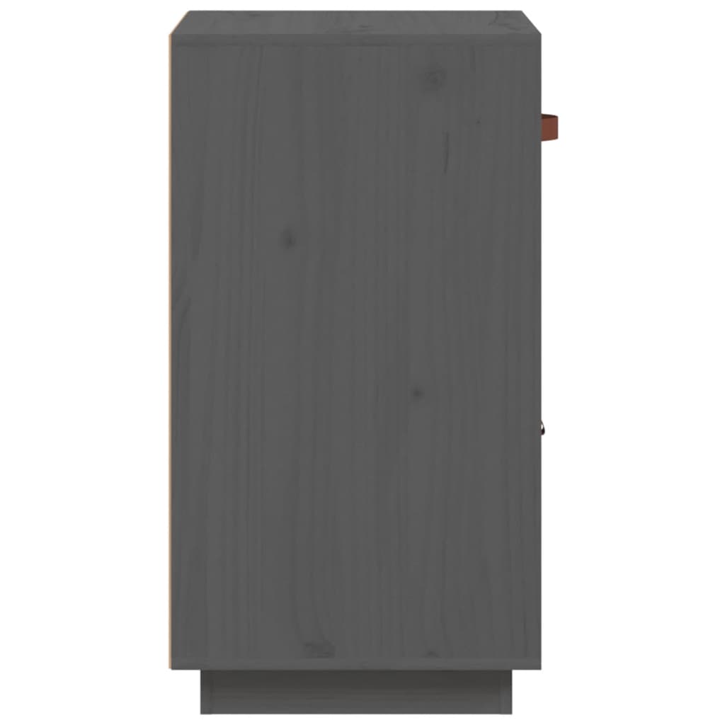 Dressoir 34x40x75 cm massief grenenhout grijs is nu te koop bij PeponiXL, paradijselijk wonen!