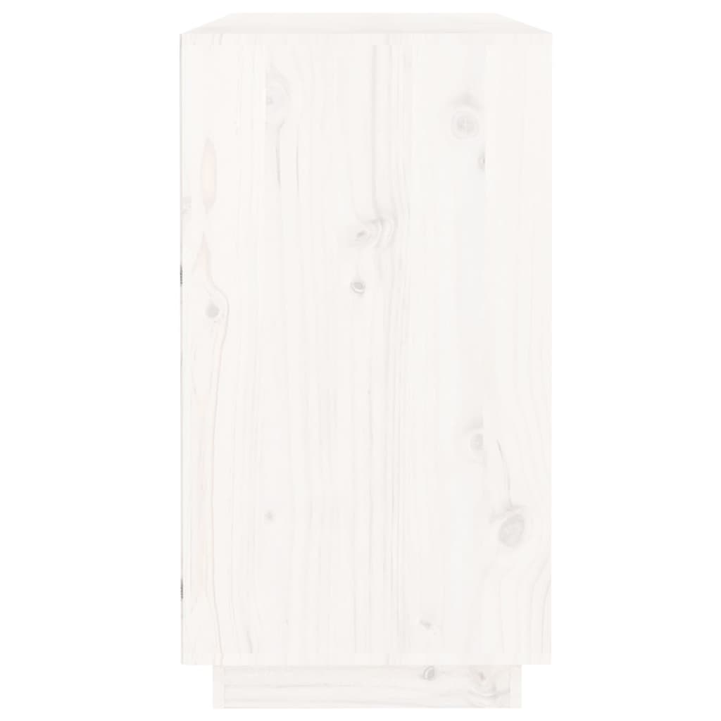 Dressoir 100x40x75 cm massief grenenhout wit is nu te koop bij PeponiXL, paradijselijk wonen!