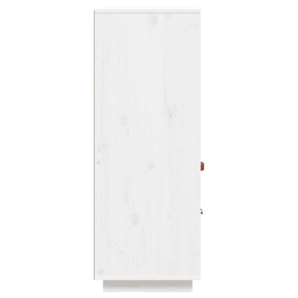 Hoge kast 100x40x108,5 cm massief grenenhout wit is nu te koop bij PeponiXL, paradijselijk wonen!