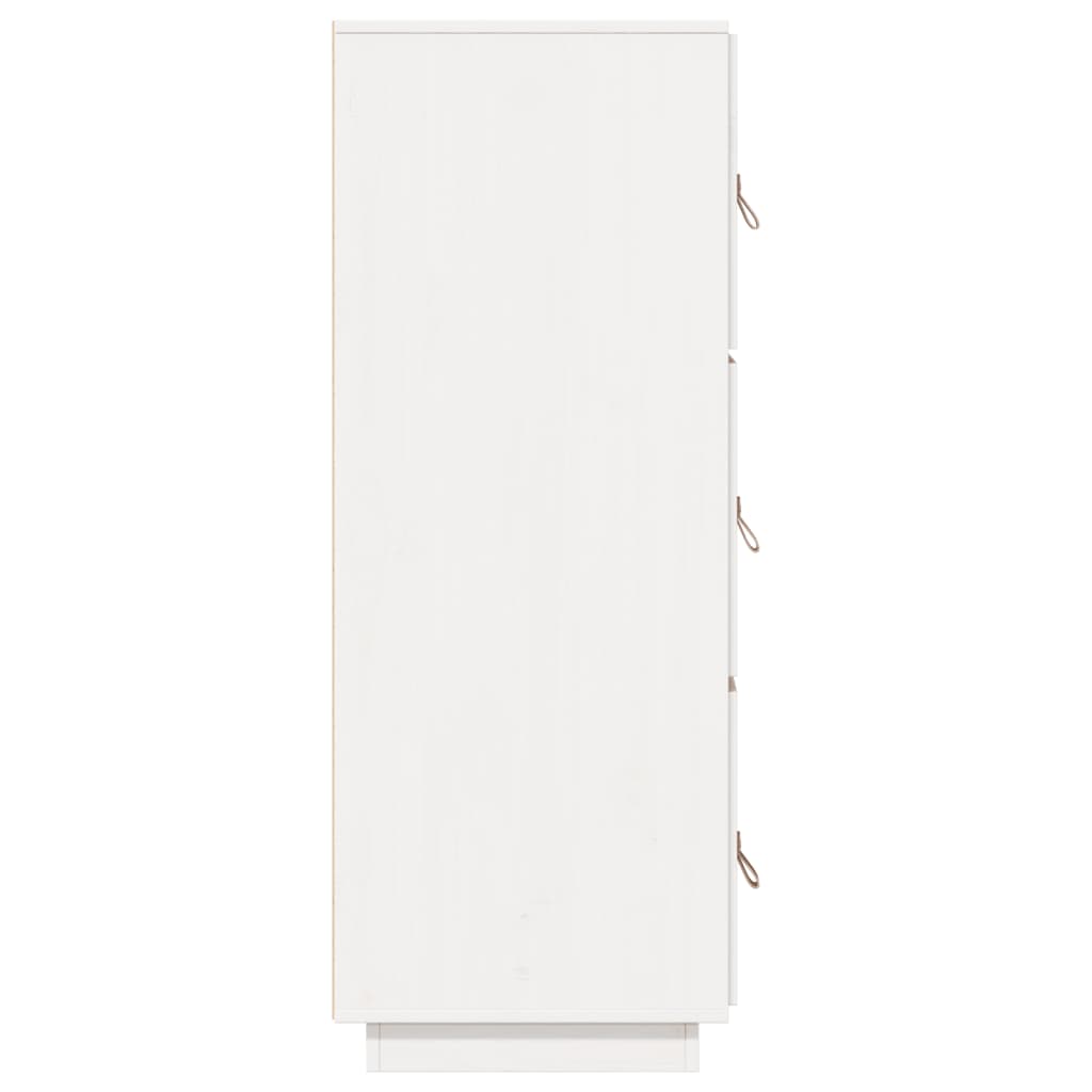 Hoge kast 34x40x108,5 cm massief grenenhout wit is nu te koop bij PeponiXL, paradijselijk wonen!