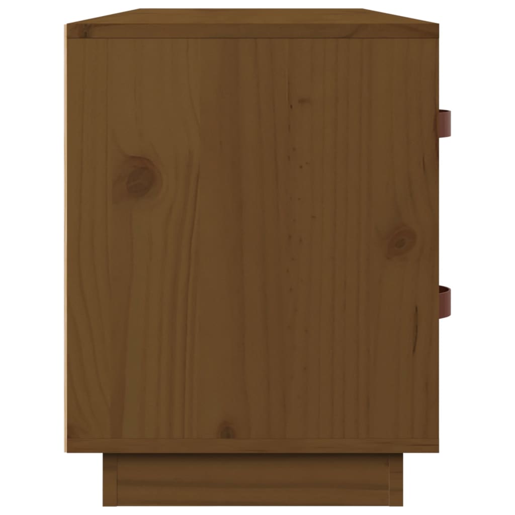 Schoenenbank 100x34x45 cm massief grenenhout honingbruin is nu te koop bij PeponiXL, paradijselijk wonen!