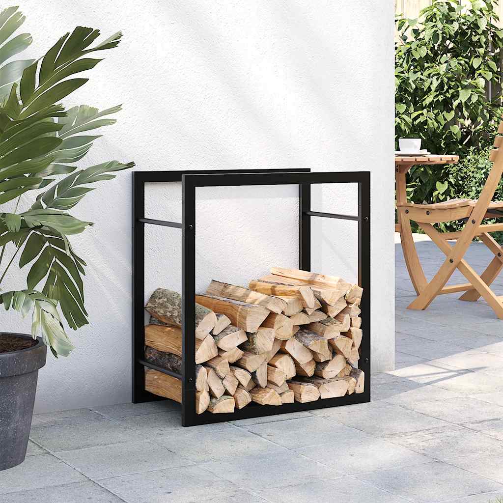 Haardhoutrek 50x28x56 cm staal matzwart is nu te koop bij PeponiXL, paradijselijk wonen!