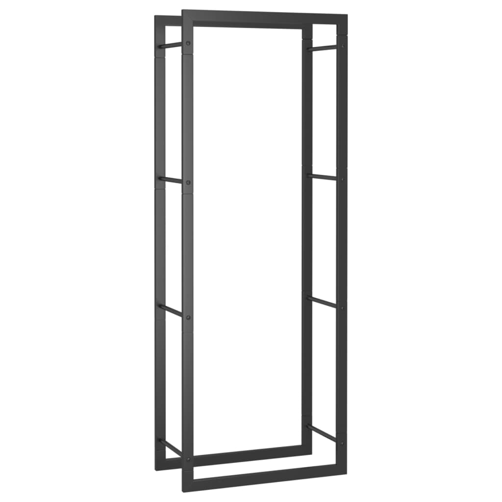 Haardhoutrek 50x28x132 cm staal matzwart is nu te koop bij PeponiXL, paradijselijk wonen!