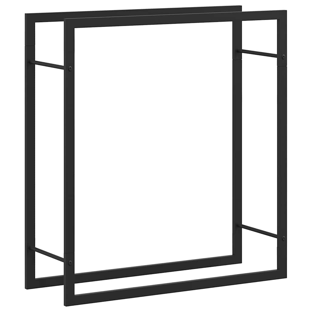 Haardhoutrek 80x28x86 cm staal matzwart is nu te koop bij PeponiXL, paradijselijk wonen!