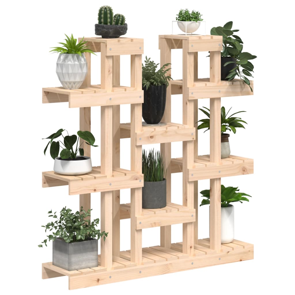 Plantenstandaard 104,5x25x109,5 cm massief grenenhout is nu te koop bij PeponiXL, paradijselijk wonen!